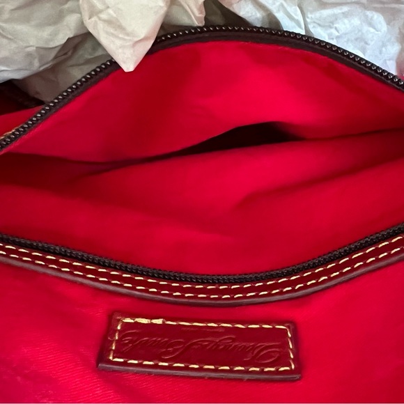 Like NEW DOONEY & BOURKE Lipstick Red Florentine Tulip Shopper Bag - Picture 10 of 14